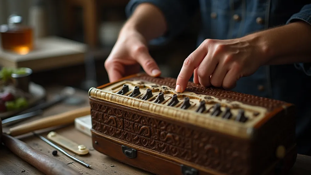 Accordion restoration work in progress