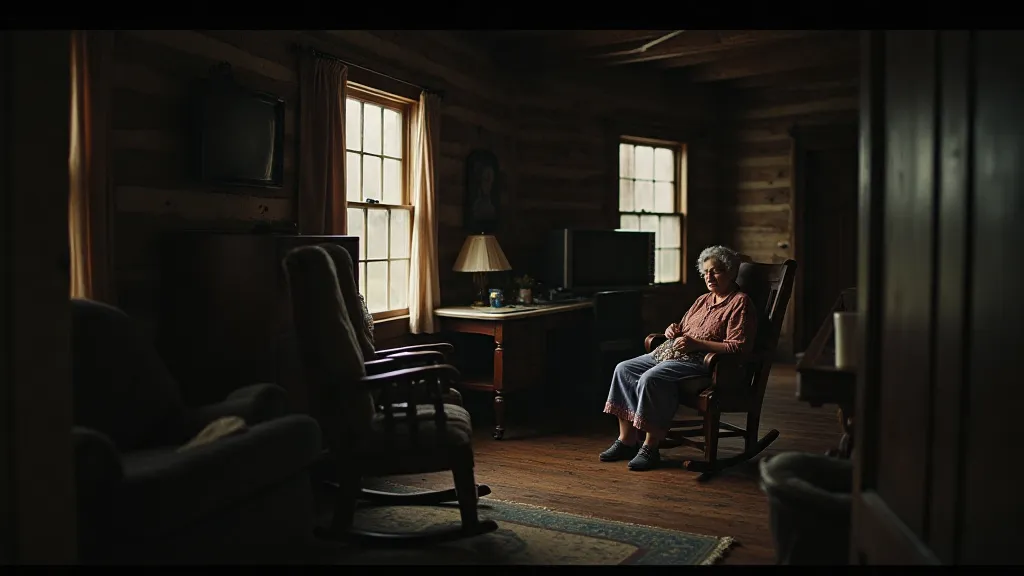 Interior of an Appalachian cabin