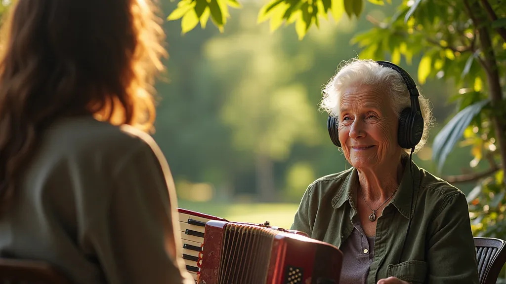 Elder being interviewed about Appalachian dialect