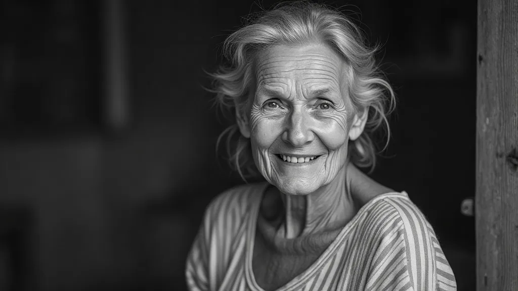 Portrait of an elderly Appalachian woman