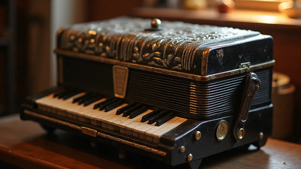 A beautifully restored accordion